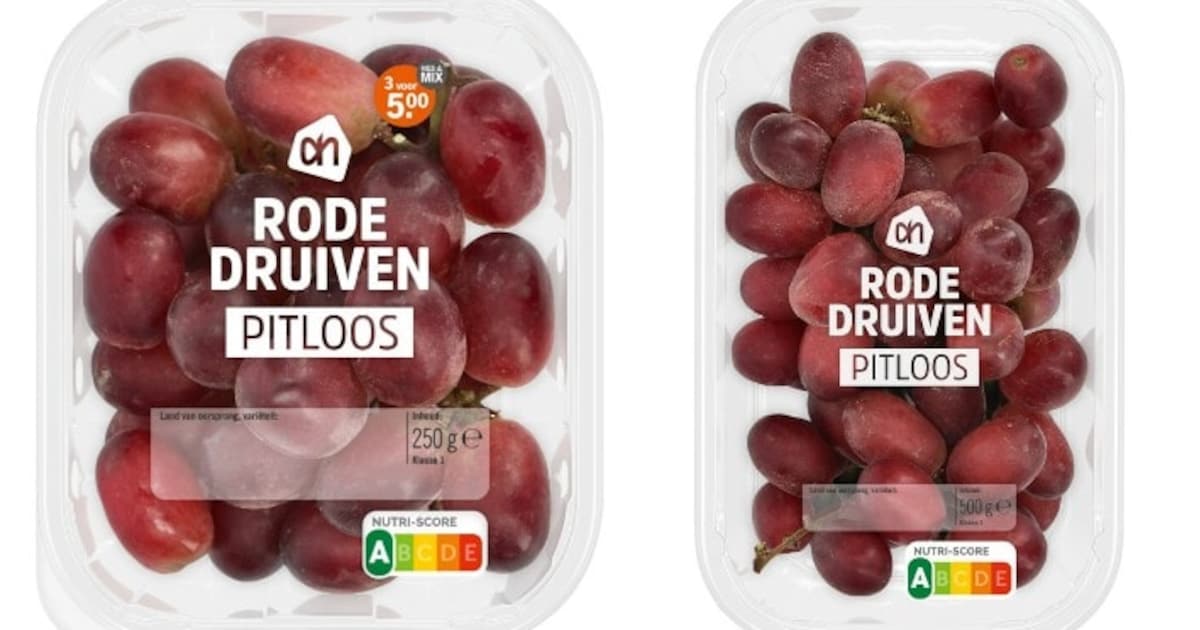 Terugroepactie rode druiven Albert Heijn om gevaarlijke stof | Regio ...