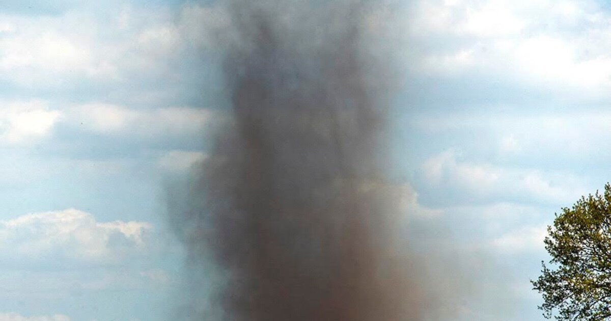 Zeldzame zandstorm treft Haghorst | Hilvarenbeek