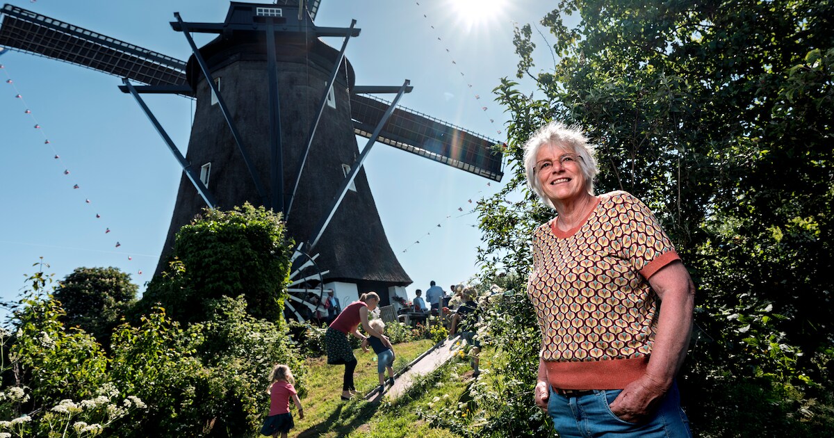 Lineke (67) halve eeuw molenaar van rijksmonumentale poldermolen die ...