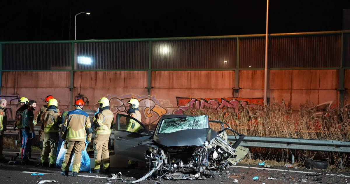 Vrouw (81) overleden bij ernstig ongeval op A59 bij Waalwijk: reed vooraf spookrijdend