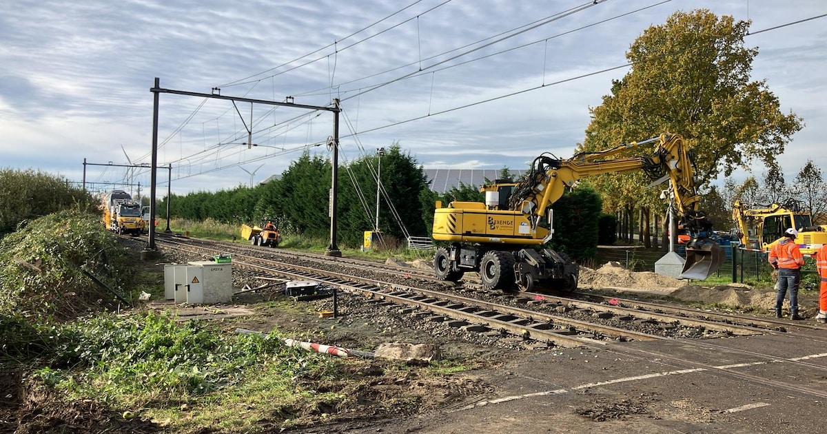 Tot vrijdagochtend geen treinen tussen Utrecht en Den Bosch na botsing.