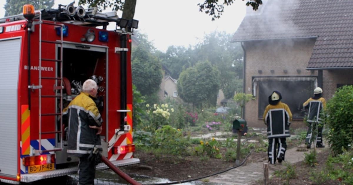 Gezin uit Middelrode ontsnapt aan brand