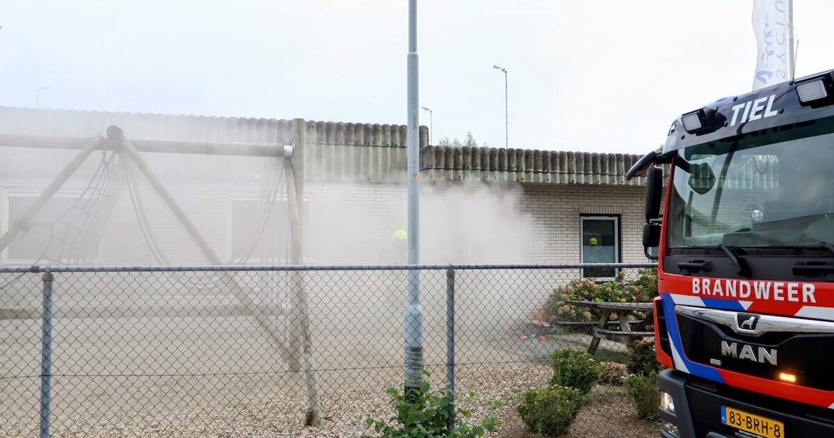 Brand in opslagruimte van tafeltennisclub in Tiel