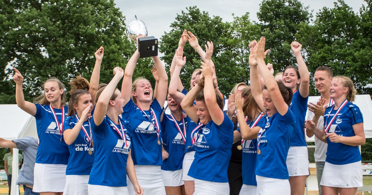 DDW uit Hooge Mierde landskampioen veldkorfbal