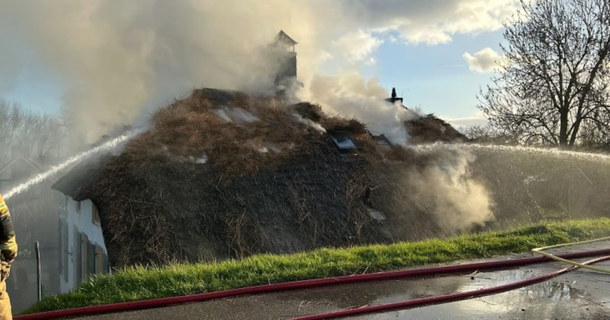 Woning met rieten kap gaat verloren bij brand in Zuilichem