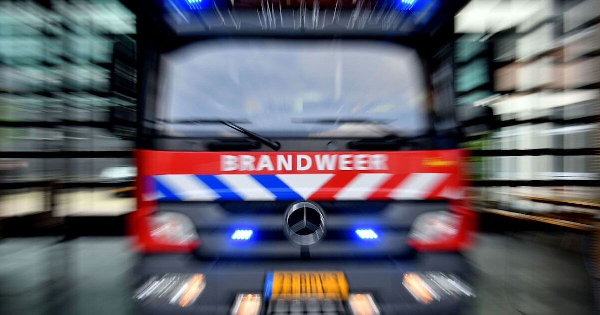 Brand in een gebouw op Hoekeinde in Sleeuwijk