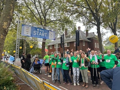 Op zaterdag mag je ook wandelen en rollen tijdens het marathonfeest
