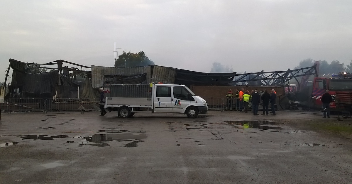 Grote brand verwoest receptie en opslag van camping in Heerewaarden (video) | Foto