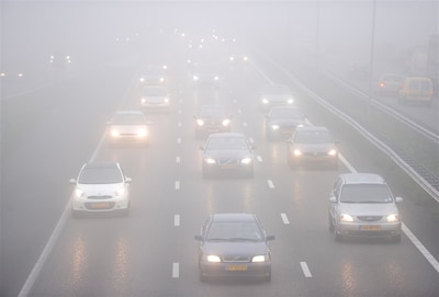 Code geel in Brabant vanwege dichte mist: zicht plaatselijk minder dan 200 meter