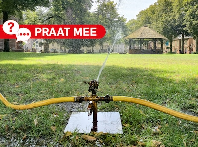Het mag officieel wel weer, maar moet Hilvarenbeek niet het goede voorbeeld geven en niet sproeien?