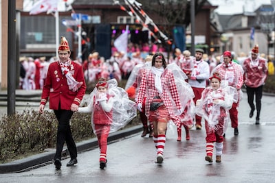 Dit is het weer op carnavals­maan­dag, en dat gaat vandaag alle kanten op