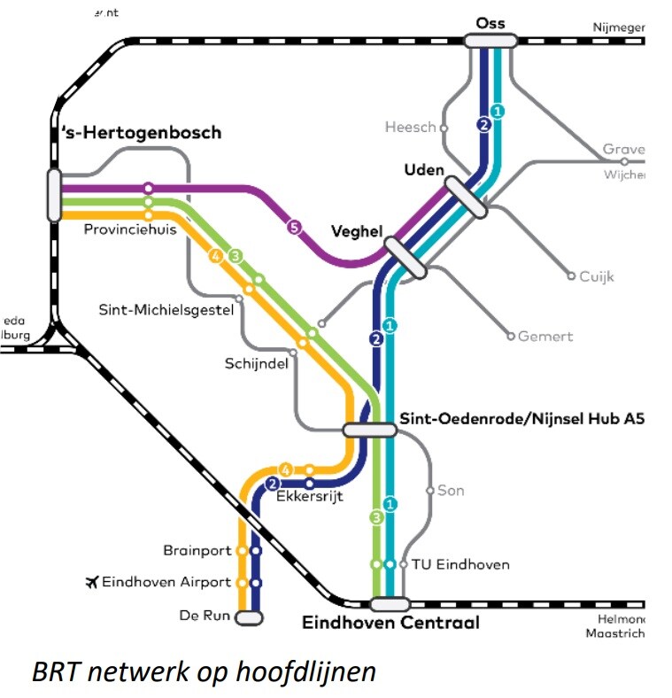 Snelle bus met metro-achtige dienstverlening wil bij Veghel eigen afrit ...