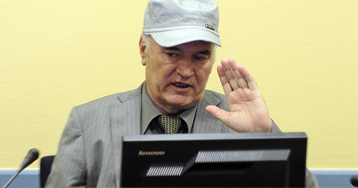 Oorlogsmisdadiger Ratko Mladic (84) overleden in gevangenis Scheveningen, zat levenslange celstraf u
