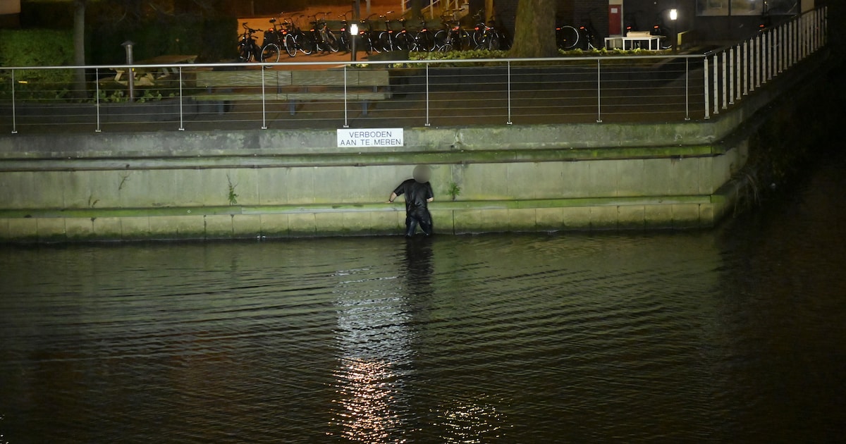 Man belandt in singel in Breda, boa’s schieten te hulp