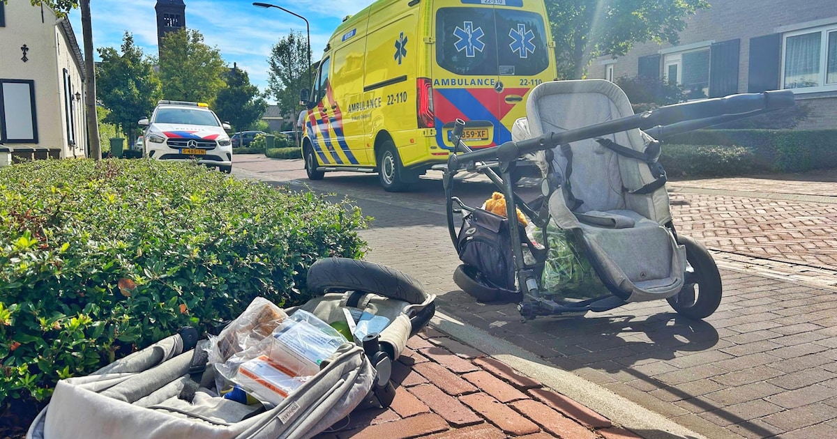 Twee jonge kinderen gewond bij ongeval in Waalre: bestuurster rijdt door, politie spoort haar op.