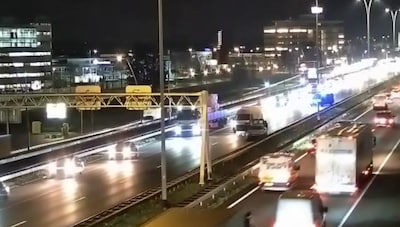 Ongeval op de A2 bij Eindhoven zorgde voor lange file