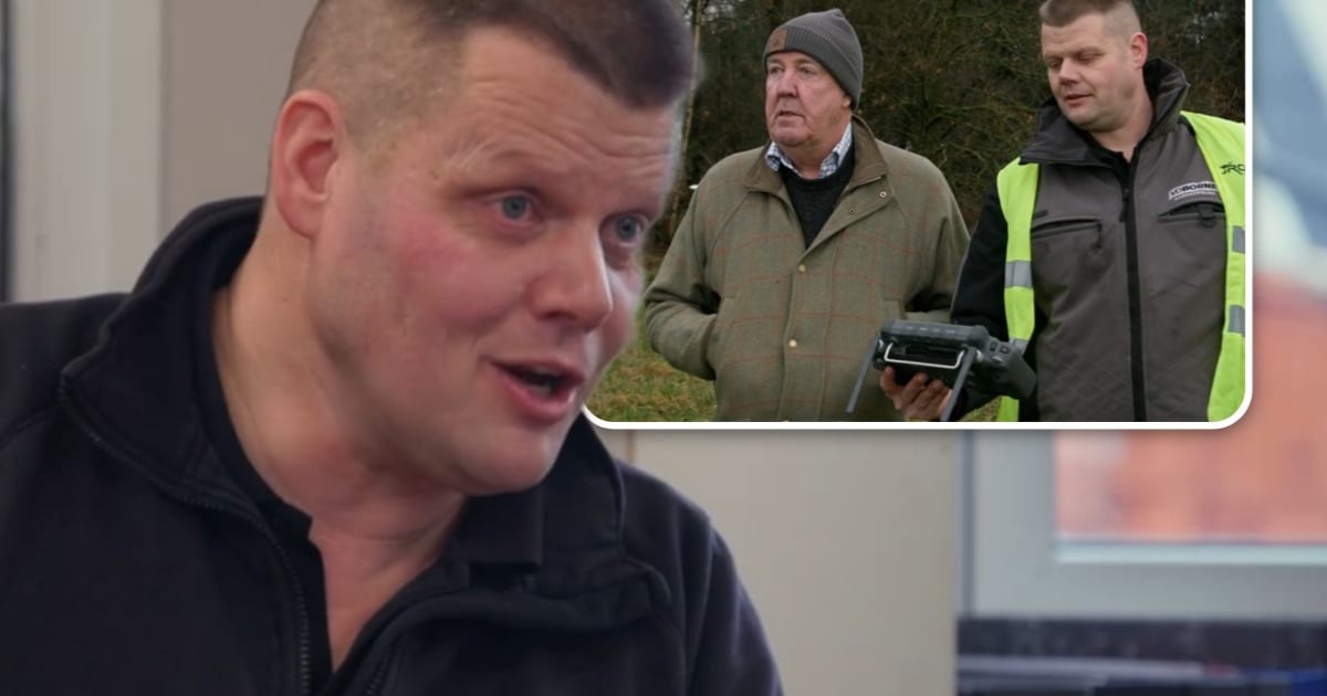 Aardappel­te­ler Jacob uit Reusel laat Britse tv-ster Jeremy Clarkson (bekend van Top Gear) versteld