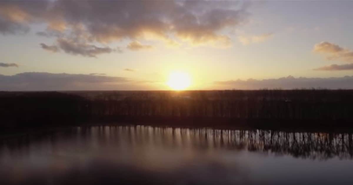 Prachtige zonsopkomst in Drunen