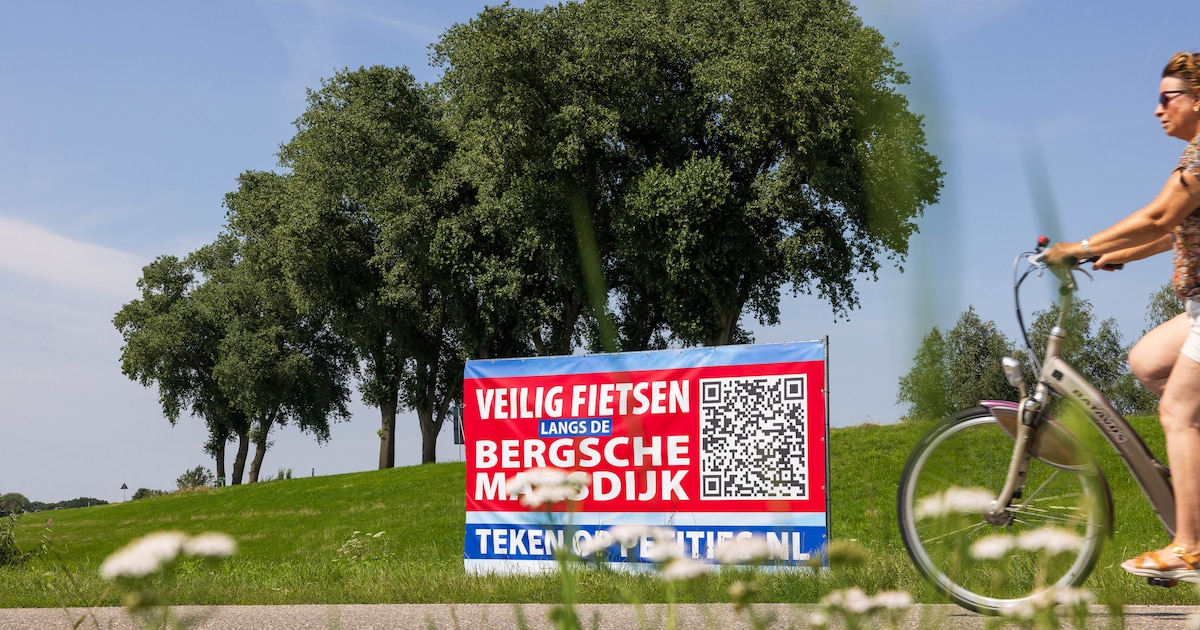 Goed nieuws voor fietspad langs Bergsche Maasdijk: ook Rijk betaalt miljoenen mee