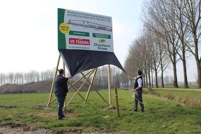 Met nieuwe champignonkwekerij bij Velddriel verricht Van Namen pionierswerk