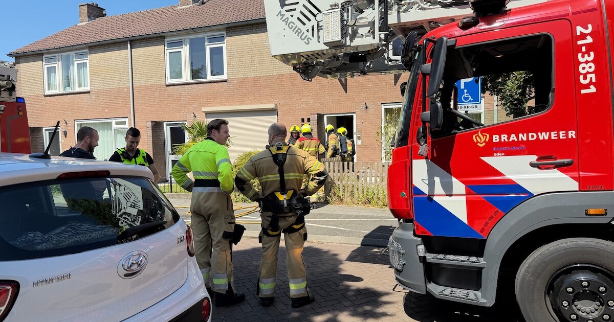 Ventilator vliegt in brand in woning in Zeeland