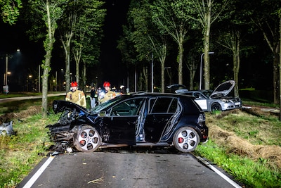 Het leek op een kop-staartbotsing in Tilburg, totdat getuigen zich bij de politie meldden