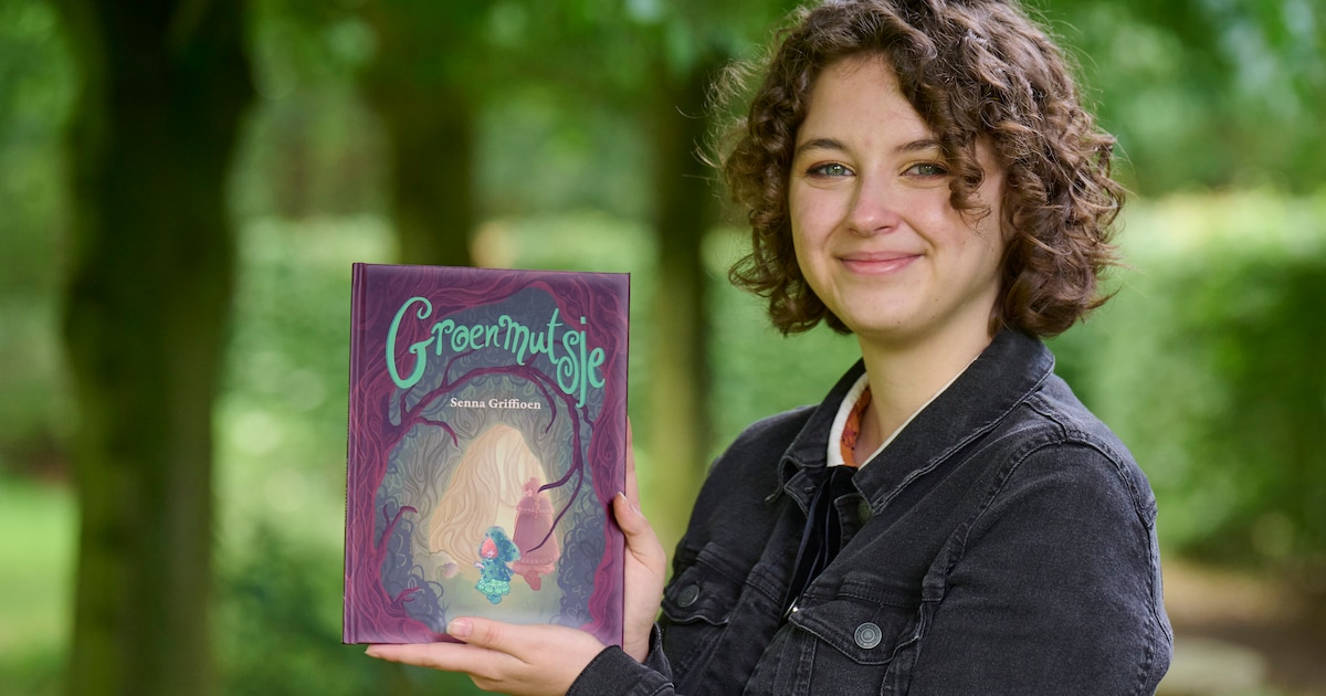 Groenmutsje verovert het bos: Schaijkse kunststudent Senna (22) geeft sprookje een nieuwe draai