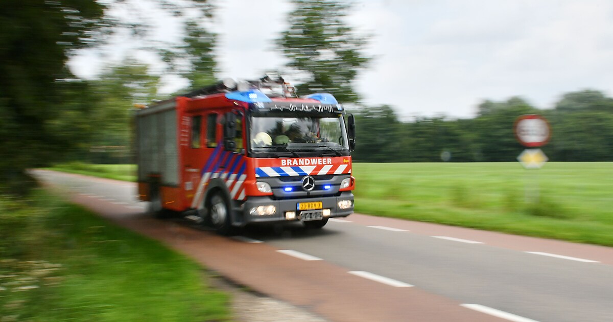 Chalet in Soerendonk volledig uitgebrand