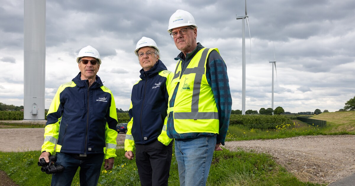 Kees verruilde de oude molen voor moderne windturbines: ‘We noemen ons geen molenaars, maar molenwac