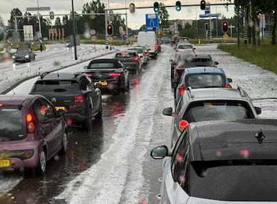 Noodweer treft Brabant: flinke hagelbuien, avondvierdaagse a