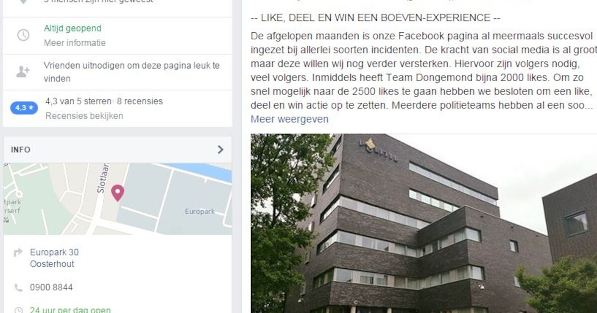 Like&win via Facebook arrestatie door politieteam Dongemond | Aalburg | BD.nl
