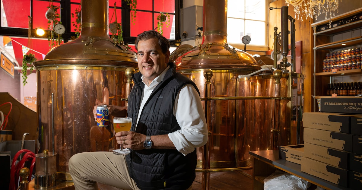Jan (45) viert 25-jarig bestaan van bierbrouwe­rij achter zijn Bossche ...