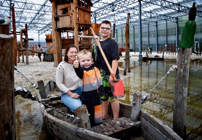 Angelique en haar kinderen kunnen er ondanks de pijn en de bijstand nu toch even tussenuit