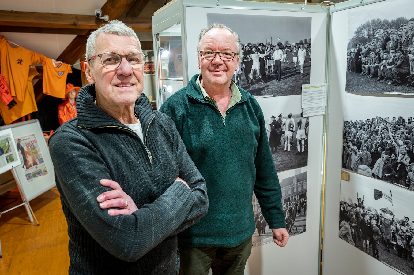 Herinneringen ophalen bij voetbalexpositie: ‘Bij derby’s tussen Herpen ...