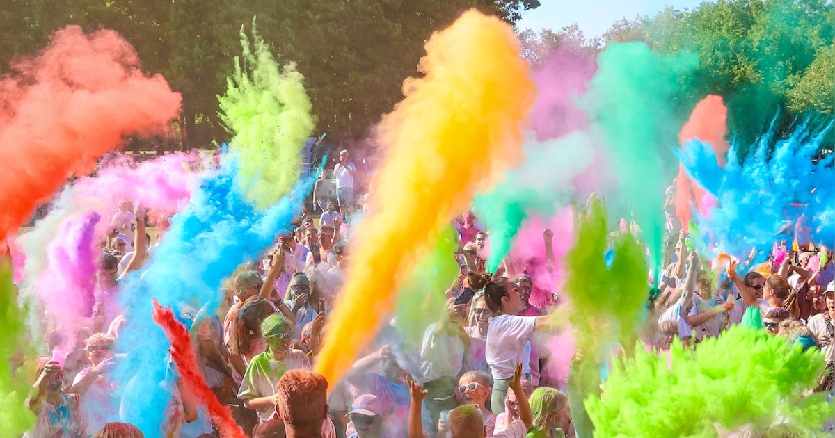 Color Run Uden steunt KWF met tweede editie op Sportpark Uden