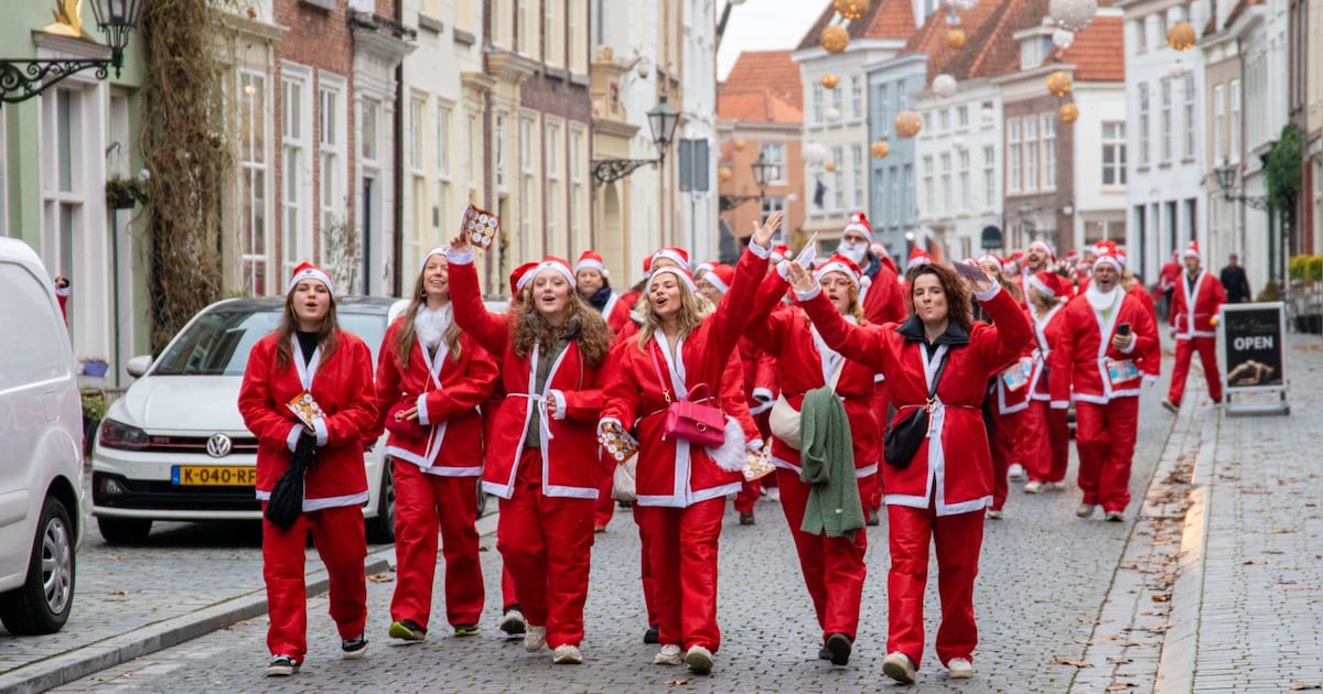 In beeld! Dit was de Santarun in Bergen op Zoom