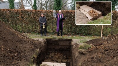 Stijlvolle herbegrafenis van 69 Gastelse voorouders in een verzamelgraf