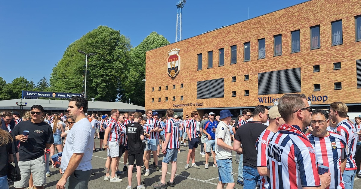 LIVE | Duizenden fans trotseren hitte in fanzone stadion Willem II, voor finaleduel met Volendam