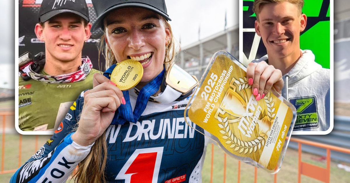 Lotte (18) deed als vrouw mee in de top van het motorcross: ‘Het getuigt van lef, maar ze komt nog t