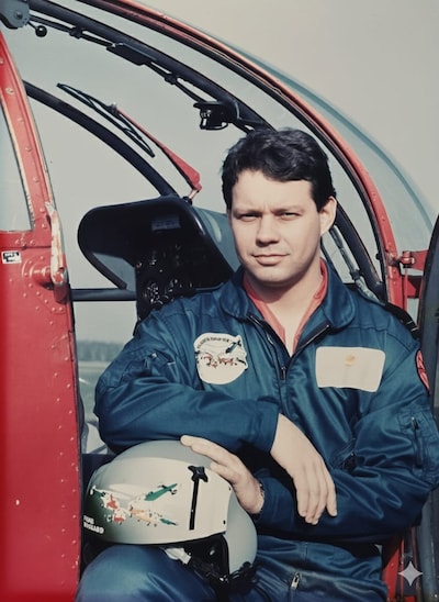 Fons Bossard (27) was helikopterpiloot bij de luchtmacht; een spontane oefenvlucht werd hem fataal