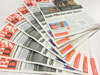 Abonnees van het Brabants Dagblad krijgen allemaal editie Den Bosch door problemen bij drukker