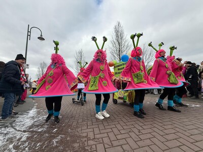 Optocht Klaiendam in foto's