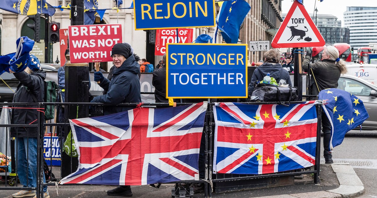 Verre van feestvreugde 4 jaar na brexit: politici moeten hun oogkleppen ...