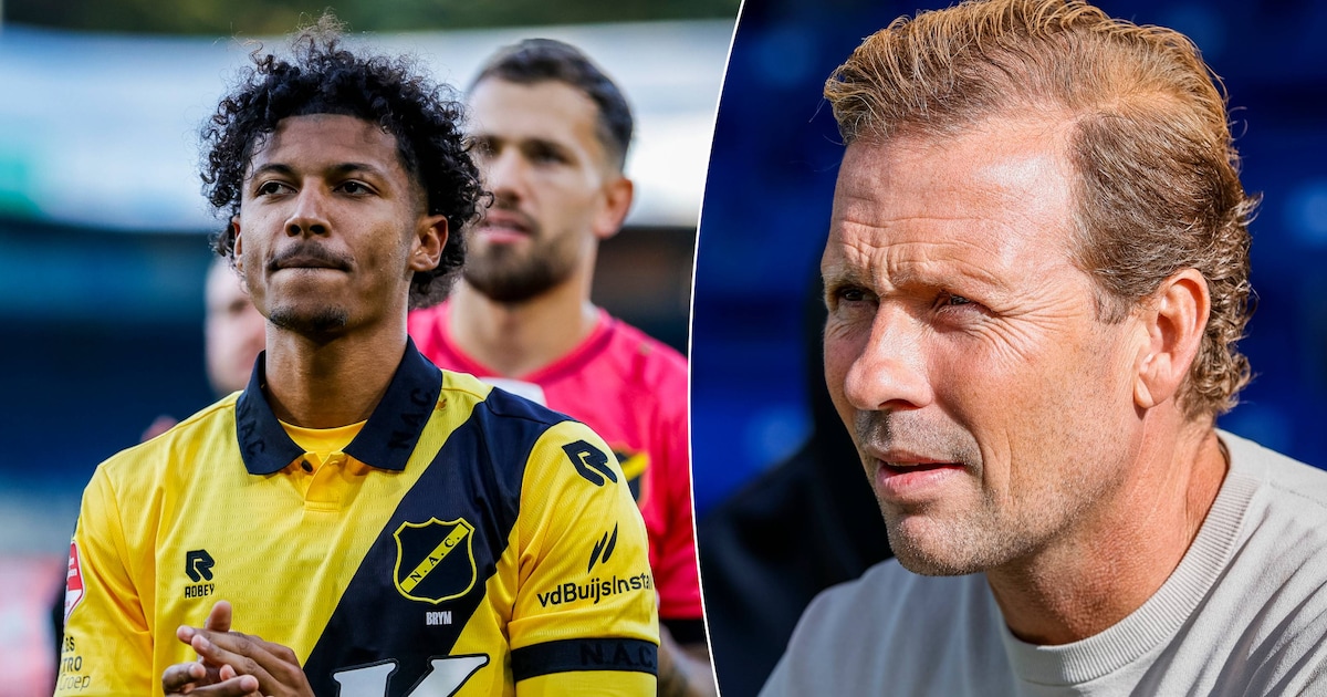NAC-trainer Kruys ziet het helemaal zitten in Brym: ‘Hij heeft een eigen mening, maar daar houd ik v
