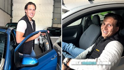 Autohandelaar Daan (26) begint zijn verkooppraatjes met grove grappen, en trekt daar honderdduizenden views mee