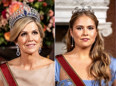 Koningin Máxima pakt met diadeem groots uit bij staatsbanket