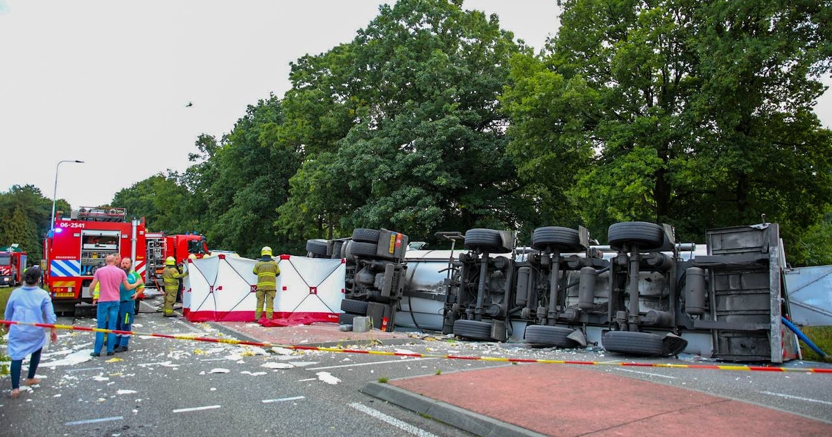 Jongeman overleden bij ongeluk met tankwagen.