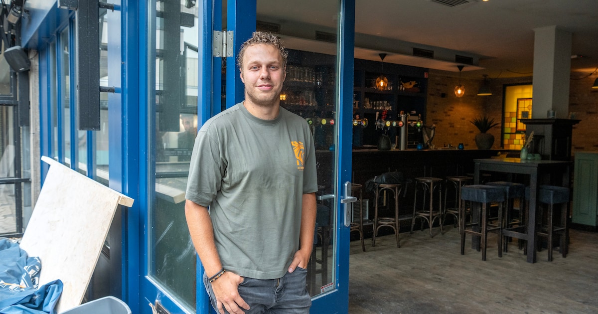 Stan (26) springt in het gat op de Waalwijkse Markt: voormalig Kluis 8 wordt nieuw borrelcafé