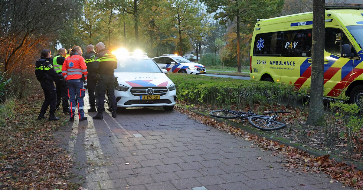 Fietser raakt gewond bij botsing met elektrische scooter in Waalwijk.