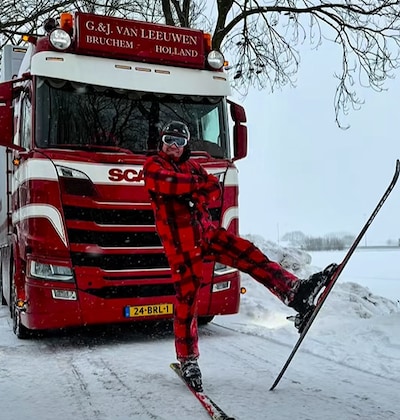 Video van stuntende Joost gaat viral, maar politie waarschuwt: ‘We hebben goed gekeken of er verder 